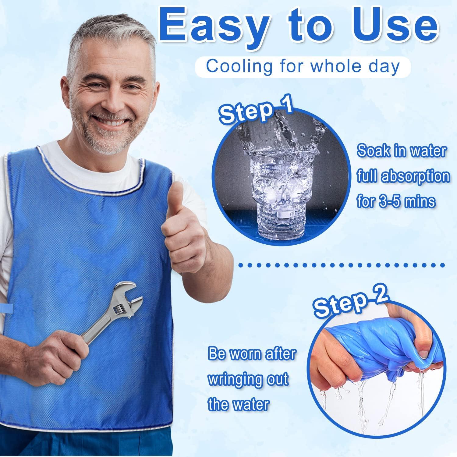 Chaleco Refrigerante PANGTIKU Ajustable para Climas Calientes