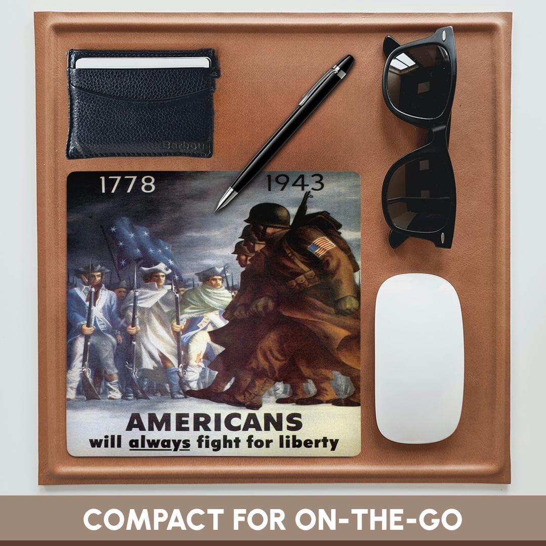 Alfombrilla de Ratón 3dRose Vintage Libertad 1778 20.32cm