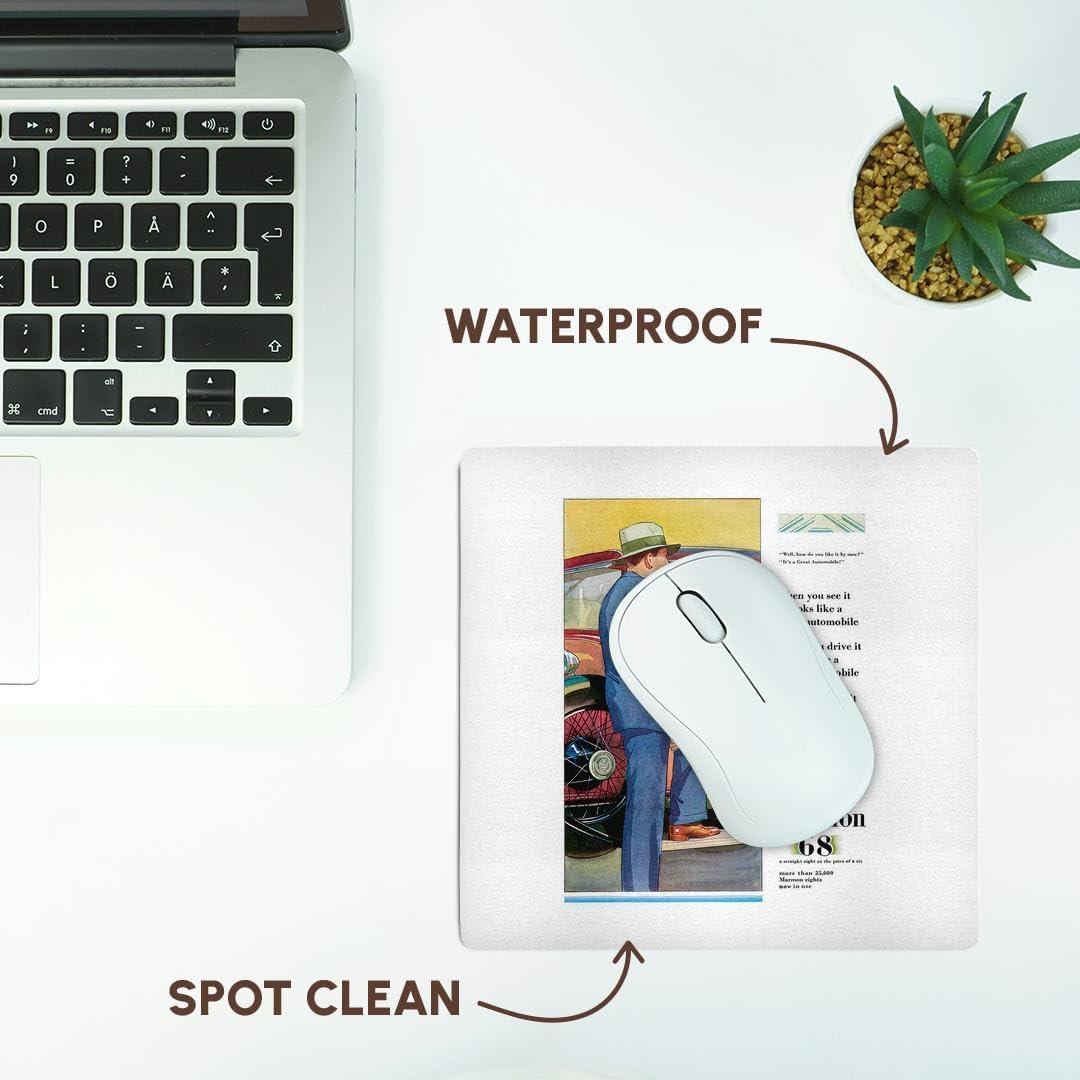 Alfombrilla para Ratón 3dRose Vintage Marmon 68 20.32cm