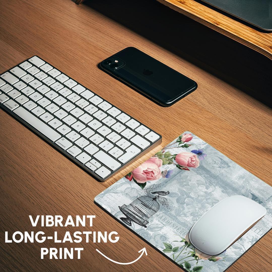 Alfombrilla de Ratón 3dRose Floral Vintage 20.32x20.32cm