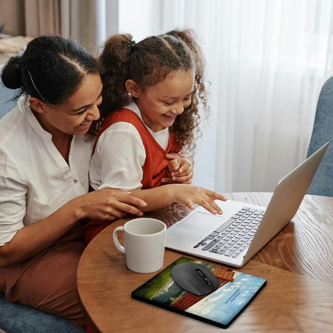 Alfombrilla de Ratón 3D Rose Pacolet Mills Vintage 20x20cm