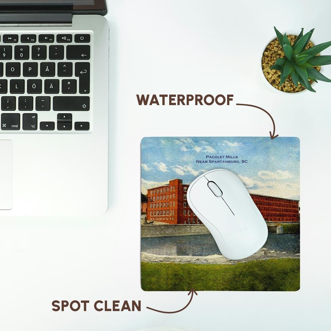 Alfombrilla de Ratón 3D Rose Pacolet Mills Vintage 20x20cm