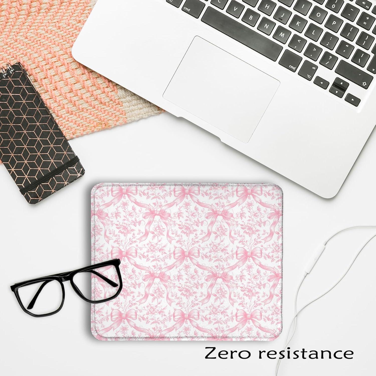 Alfombrilla de Ratón Qykwz Rosa Floral 24.1x20.1 cm