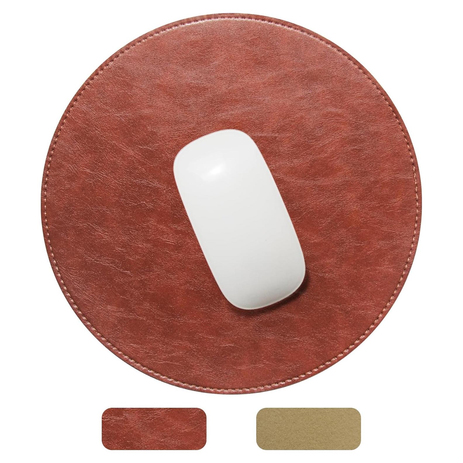 Alfombrilla de Ratón RENMTURE Redonda de Microfibra 21.8 cm