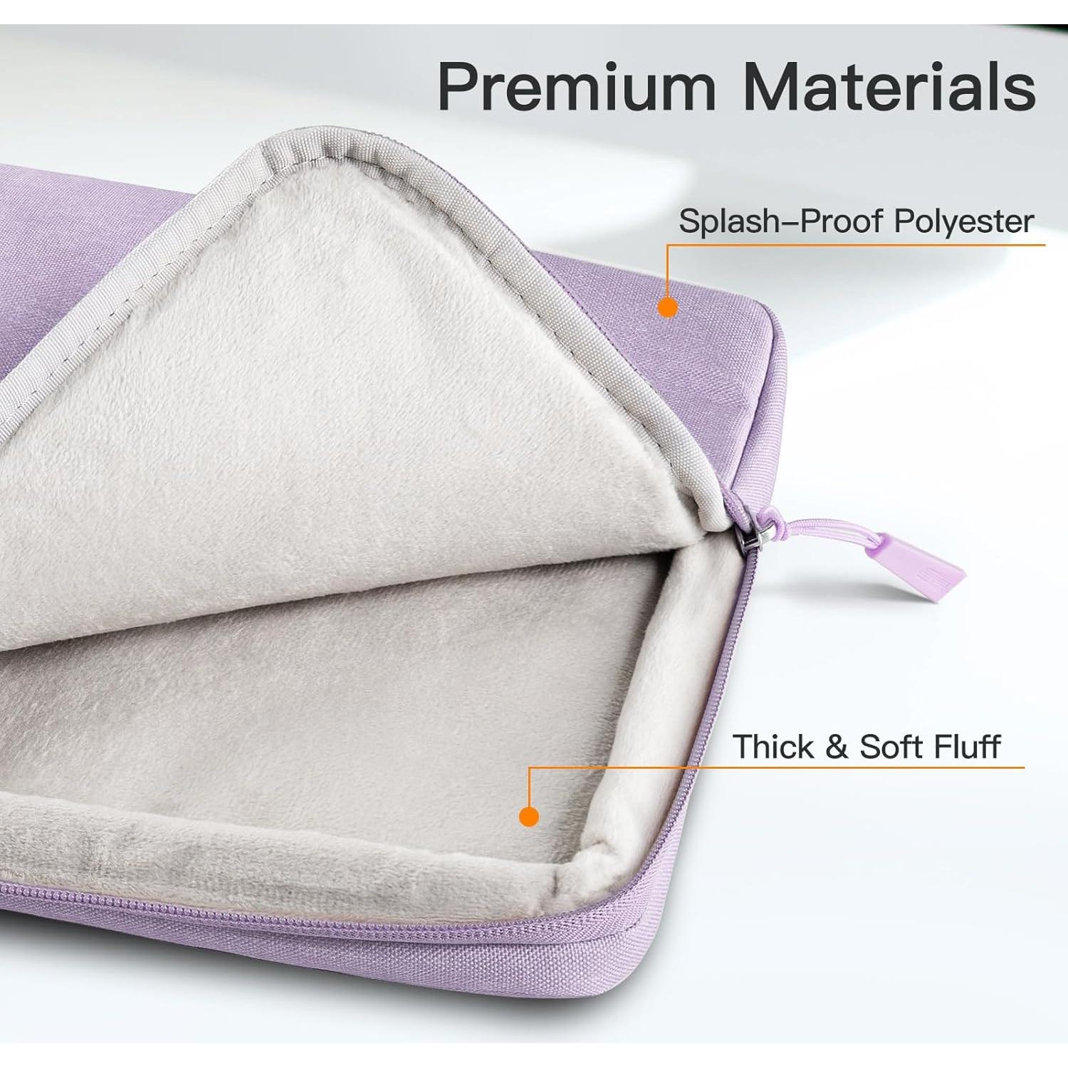 Funda para Laptop JETech 15" Impermeable Púrpura Claro