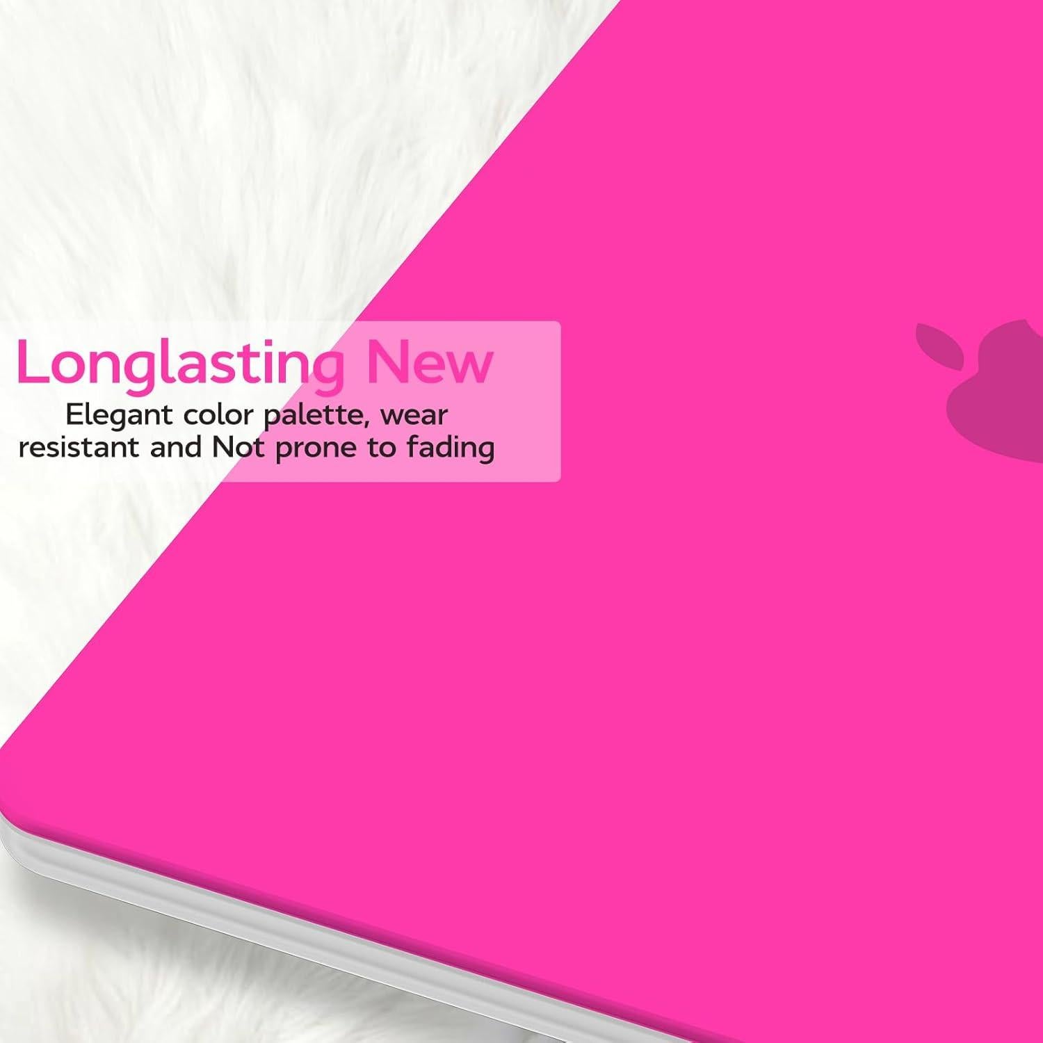 Carcasa Dura Anban Rosa Brillante para MacBook Air 13" 2018-2022