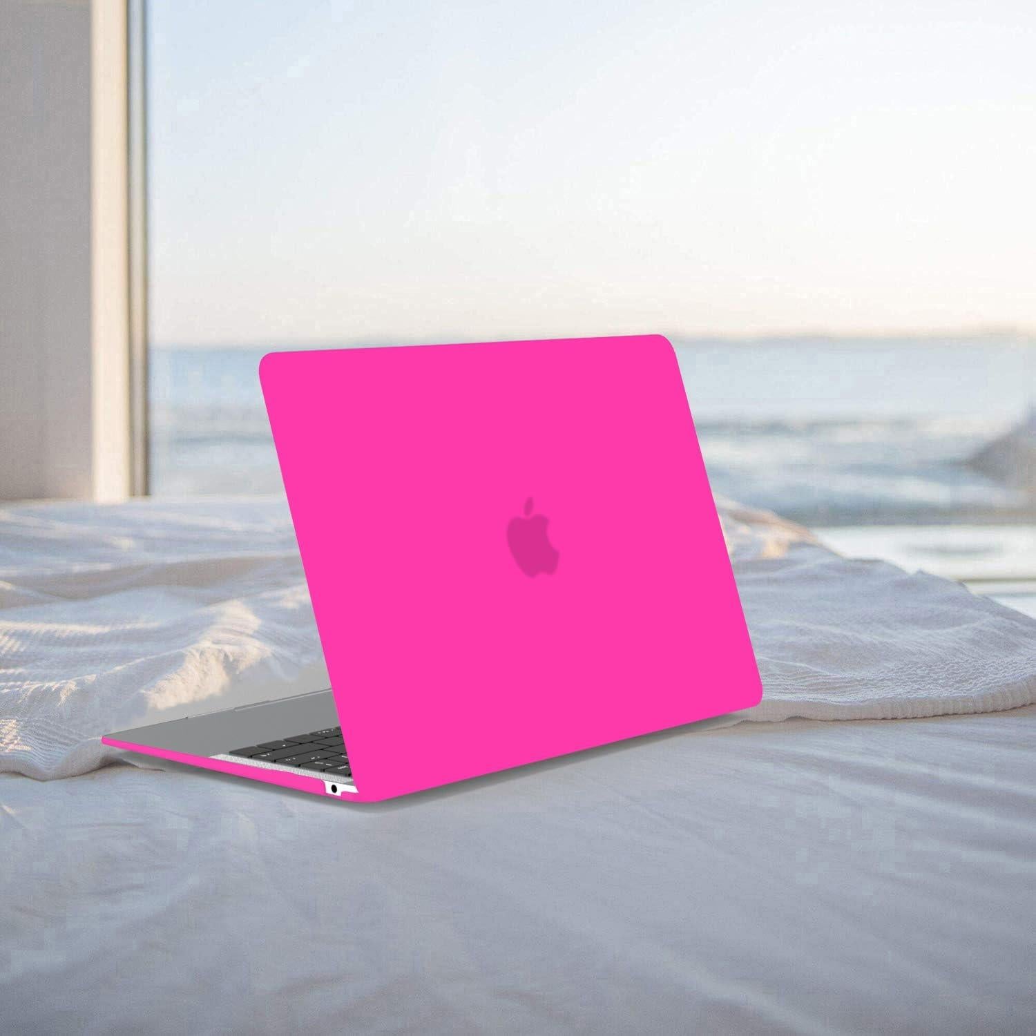 Carcasa Dura Anban Rosa Brillante para MacBook Air 13" 2018-2022