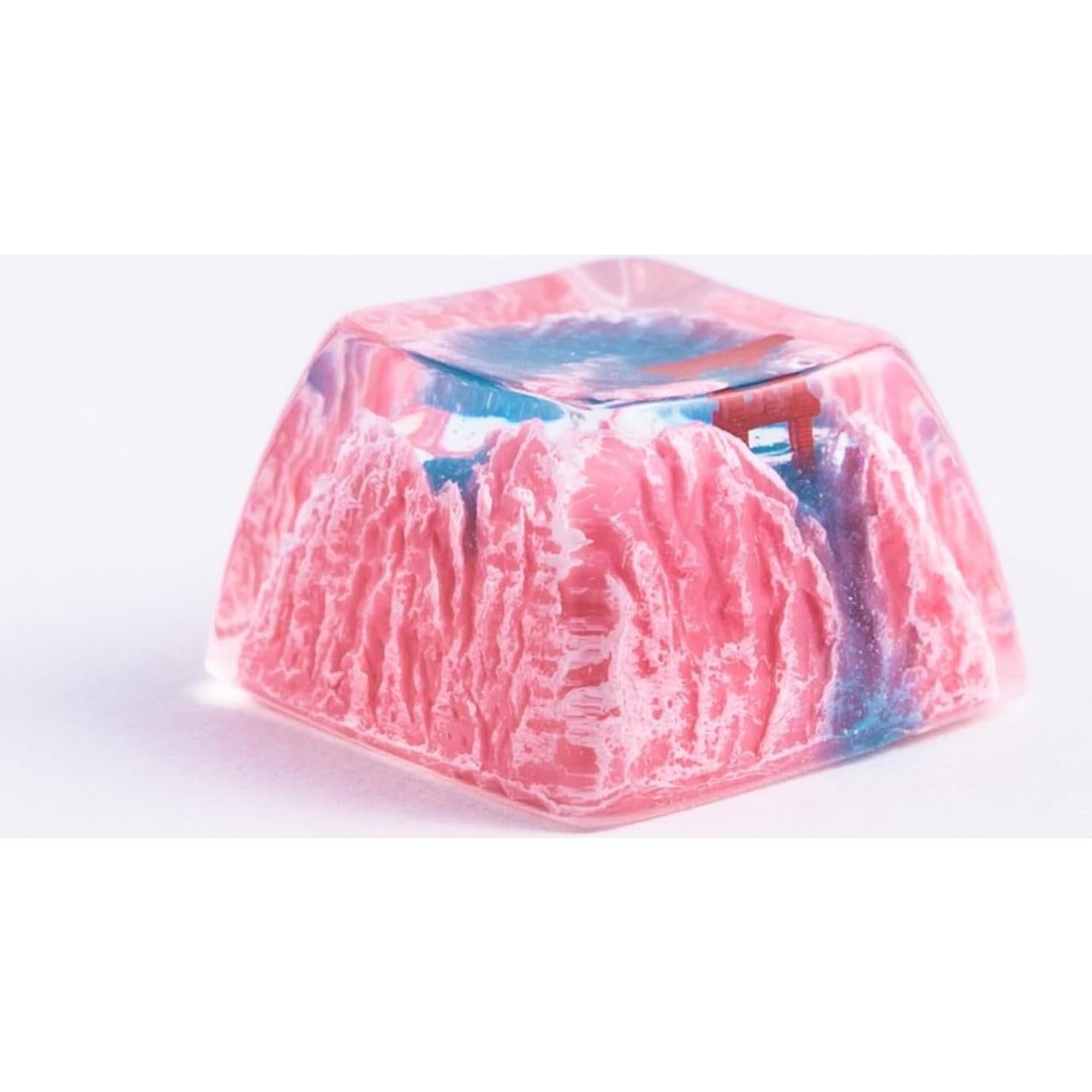 Tecla Artesanal Sakura Torii 1U Resina para Teclados Mecánicos