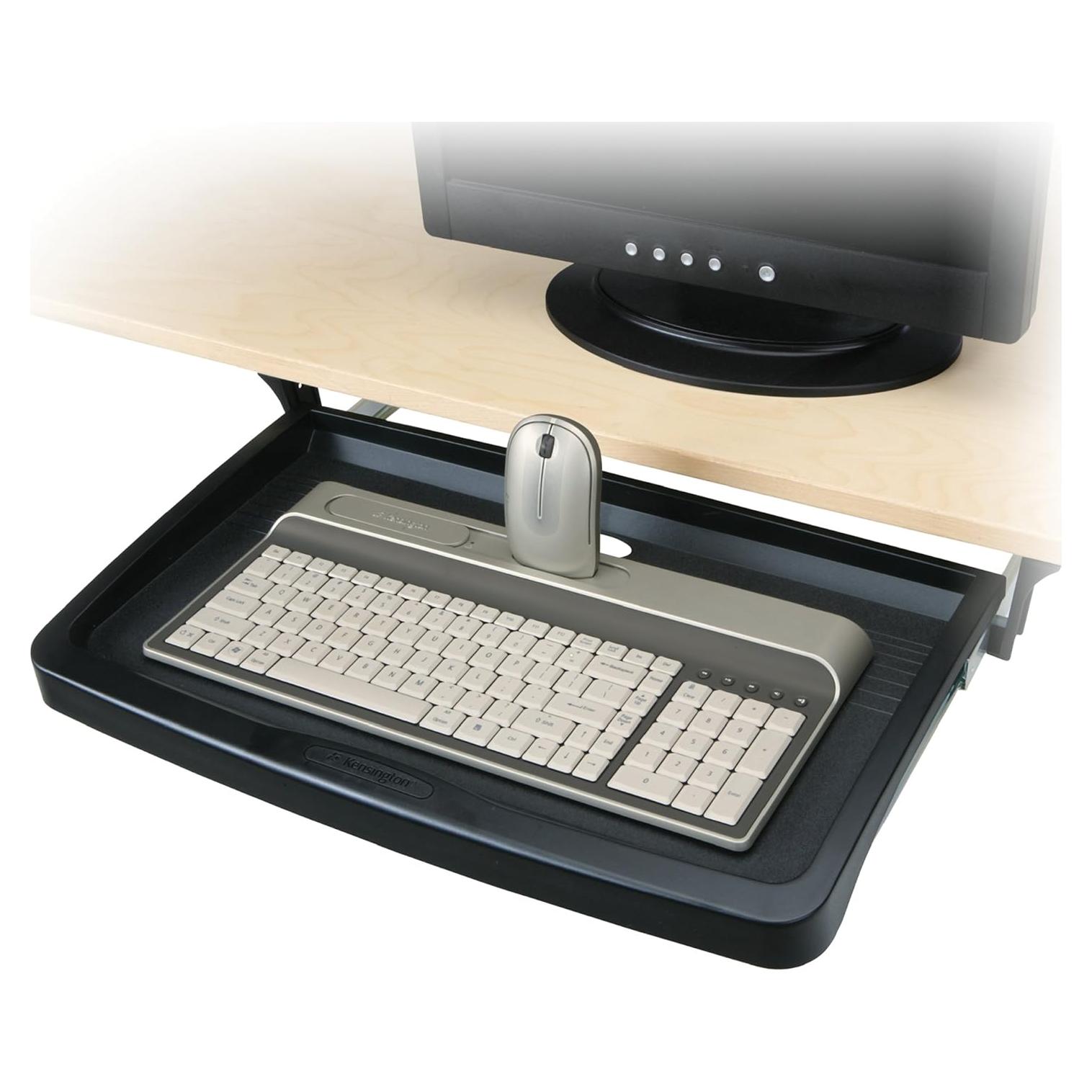 Bandeja de teclado Kensington K60009US ajustable negra