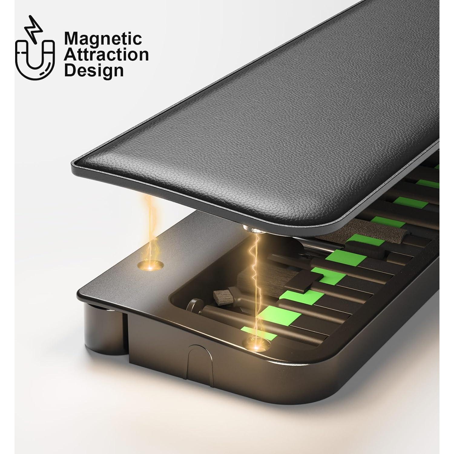 Reposamuñecas Ergonómico Aijeff AI-WKR-Negro con Kit de Limpieza