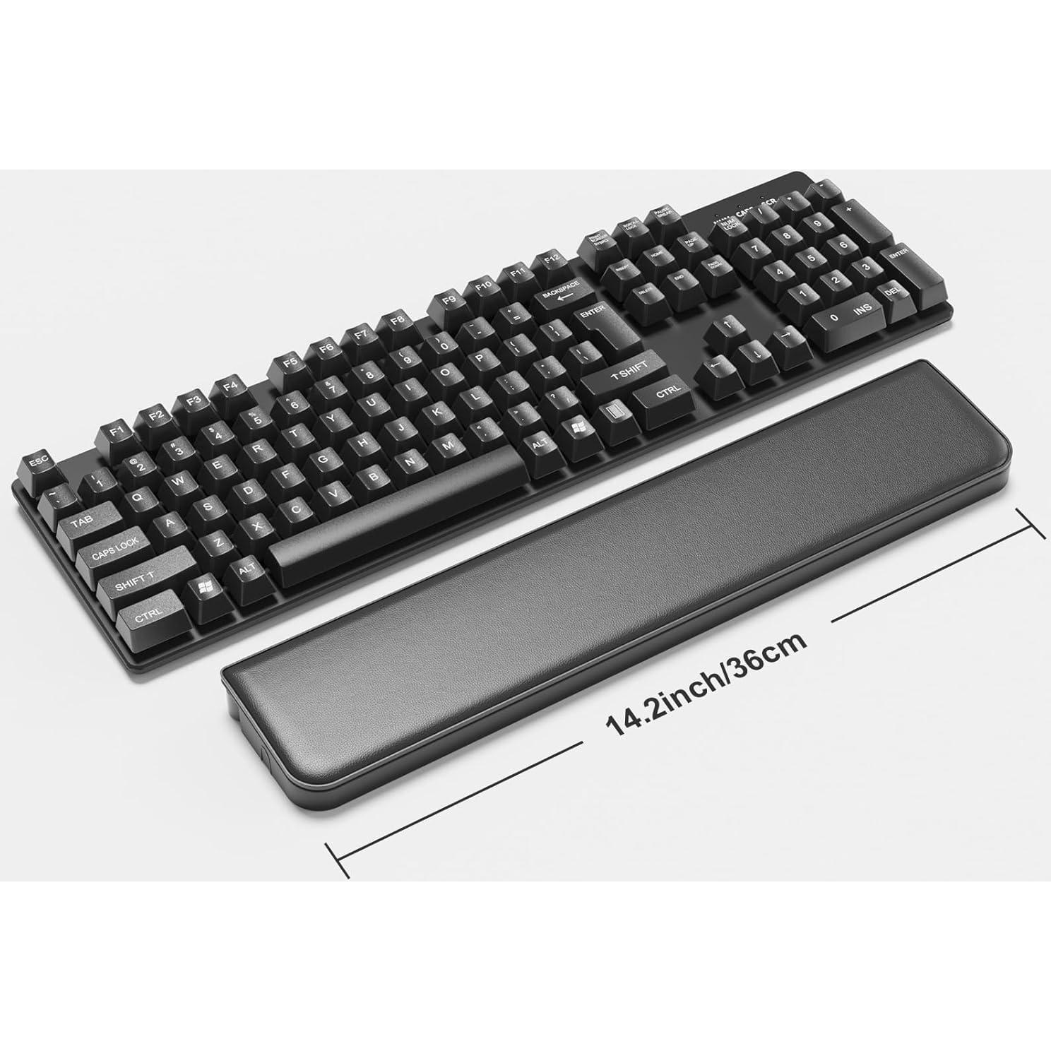 Reposamuñecas Ergonómico Aijeff AI-WKR-Negro con Kit de Limpieza