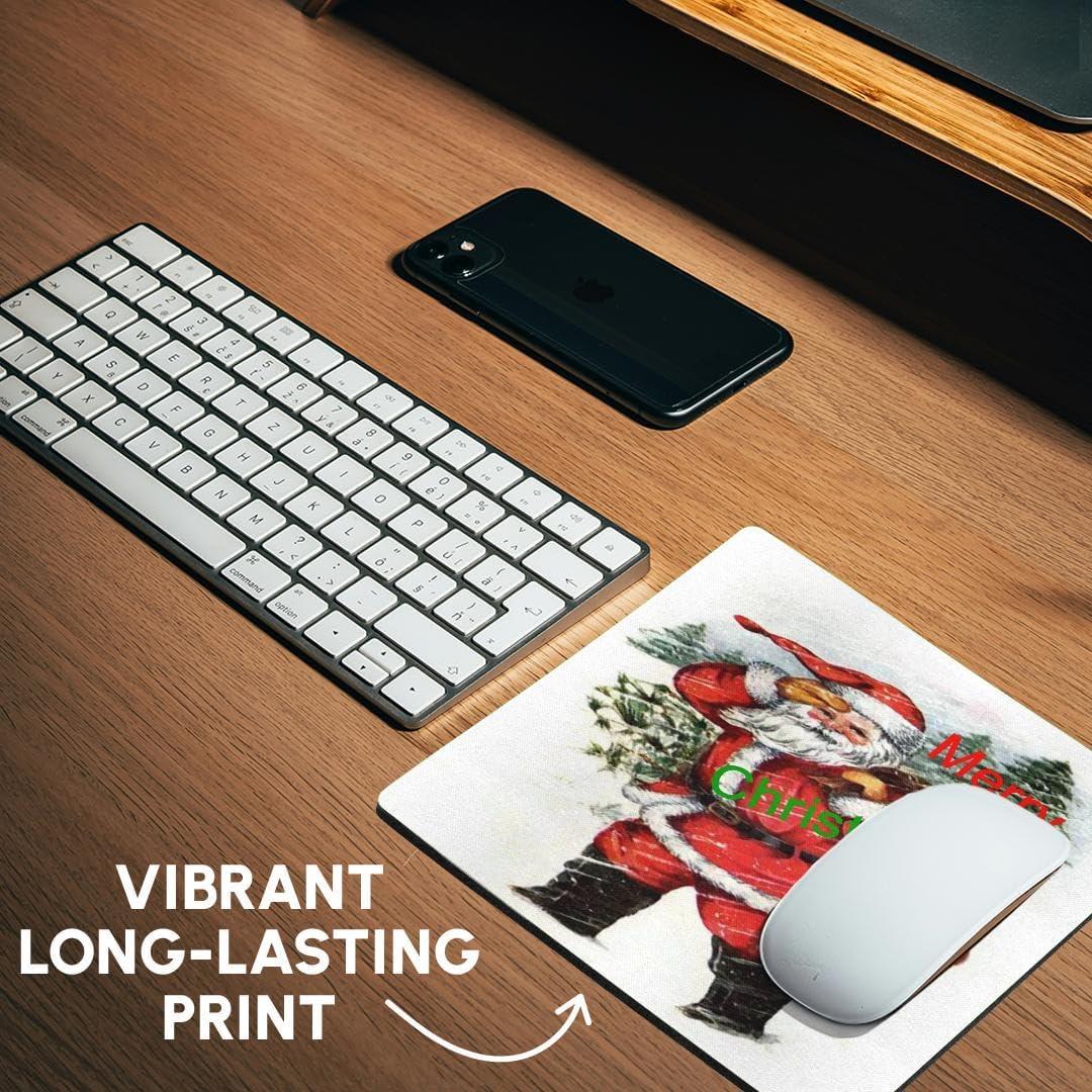 Alfombrilla para Ratón 3dRose Santa Vintage 20.32 cm