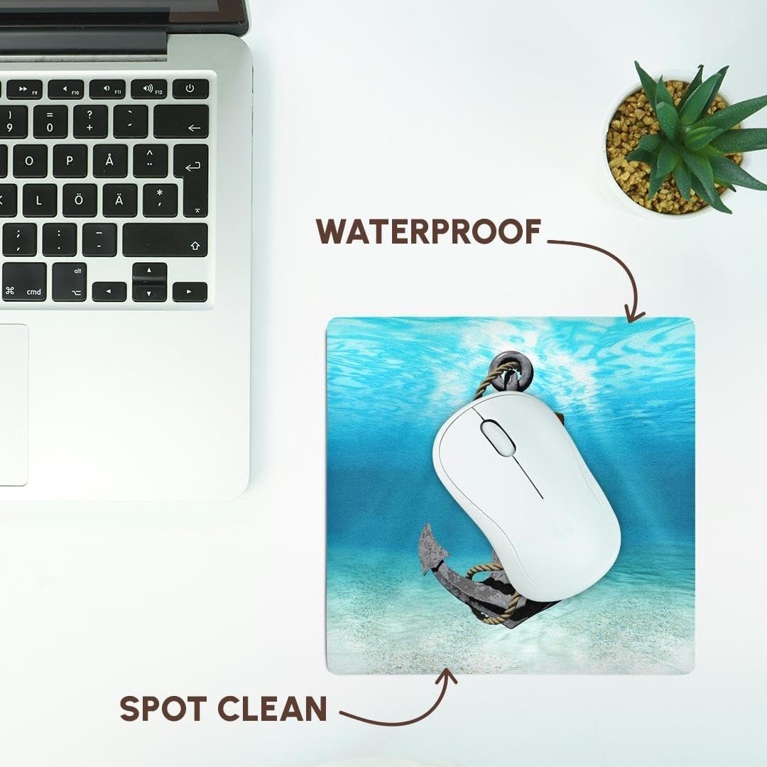 Alfombrilla para Ratón 3dRose Ancla Barco Vintage 20.32 cm