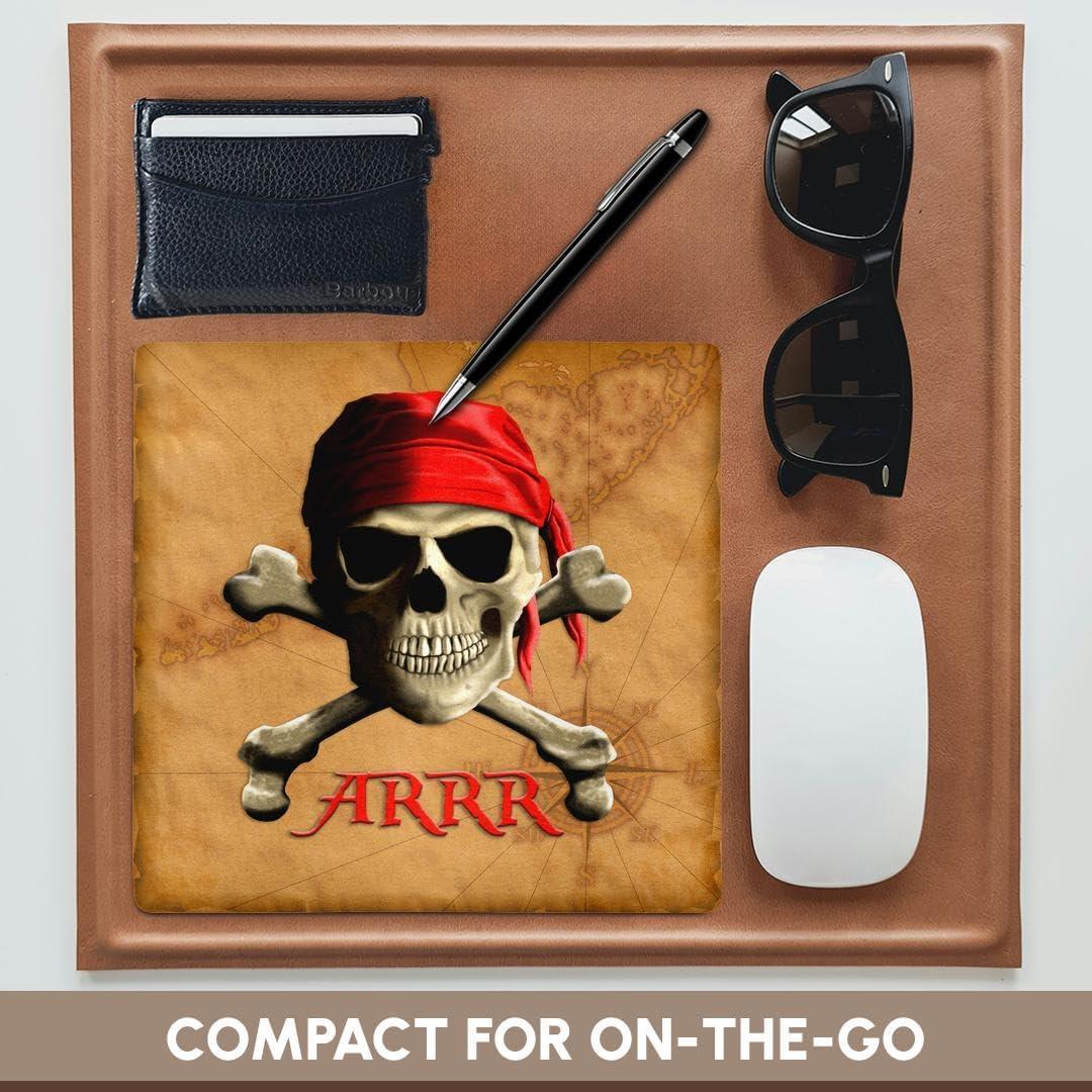 Alfombrilla para Ratón 3dRose Jolly Roger Calavera 20.32 cm
