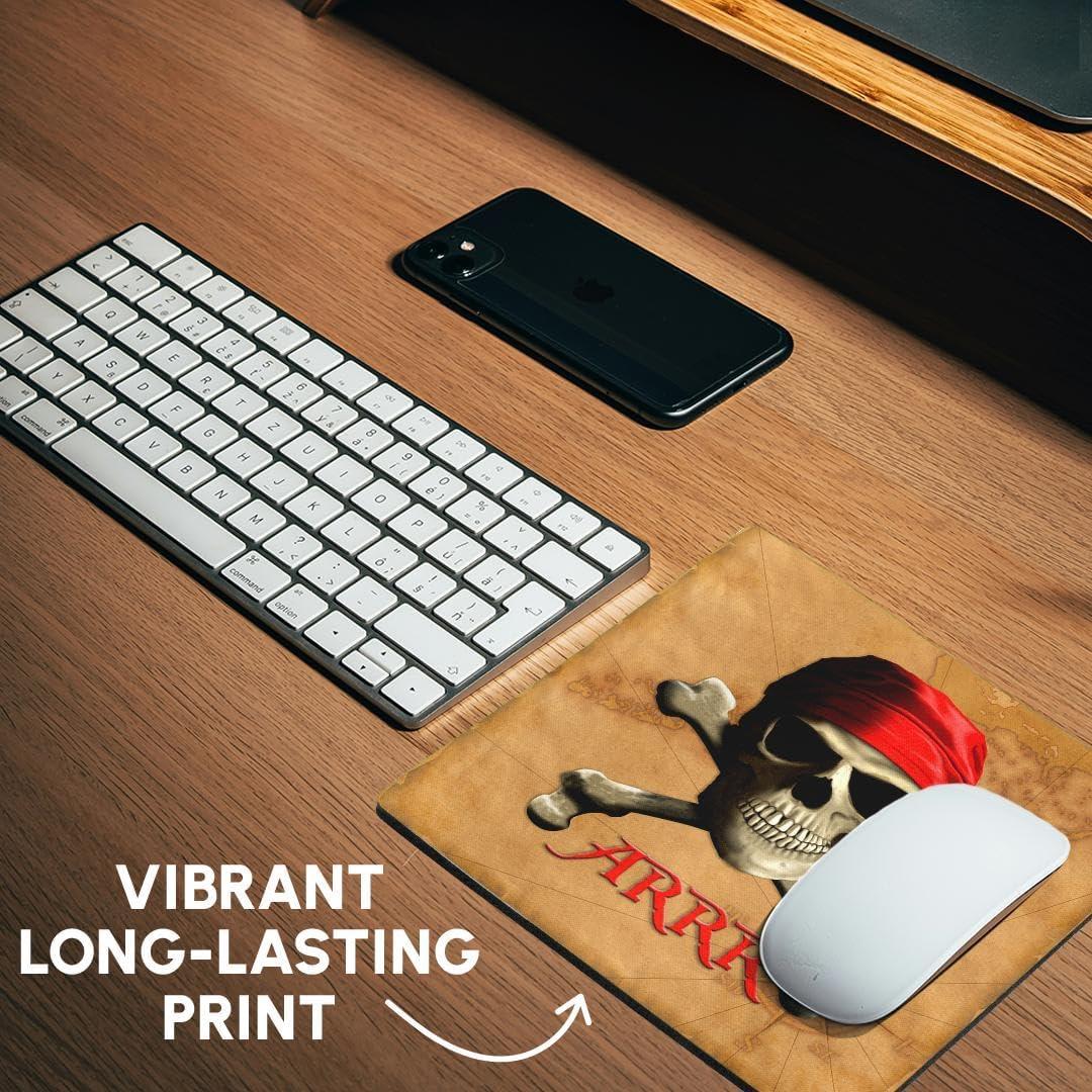 Alfombrilla para Ratón 3dRose Jolly Roger Calavera 20.32 cm