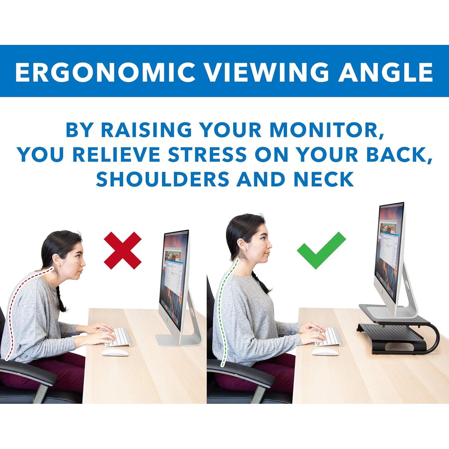 Soporte para Monitor Ergonómico Mount-It! de 2 Niveles