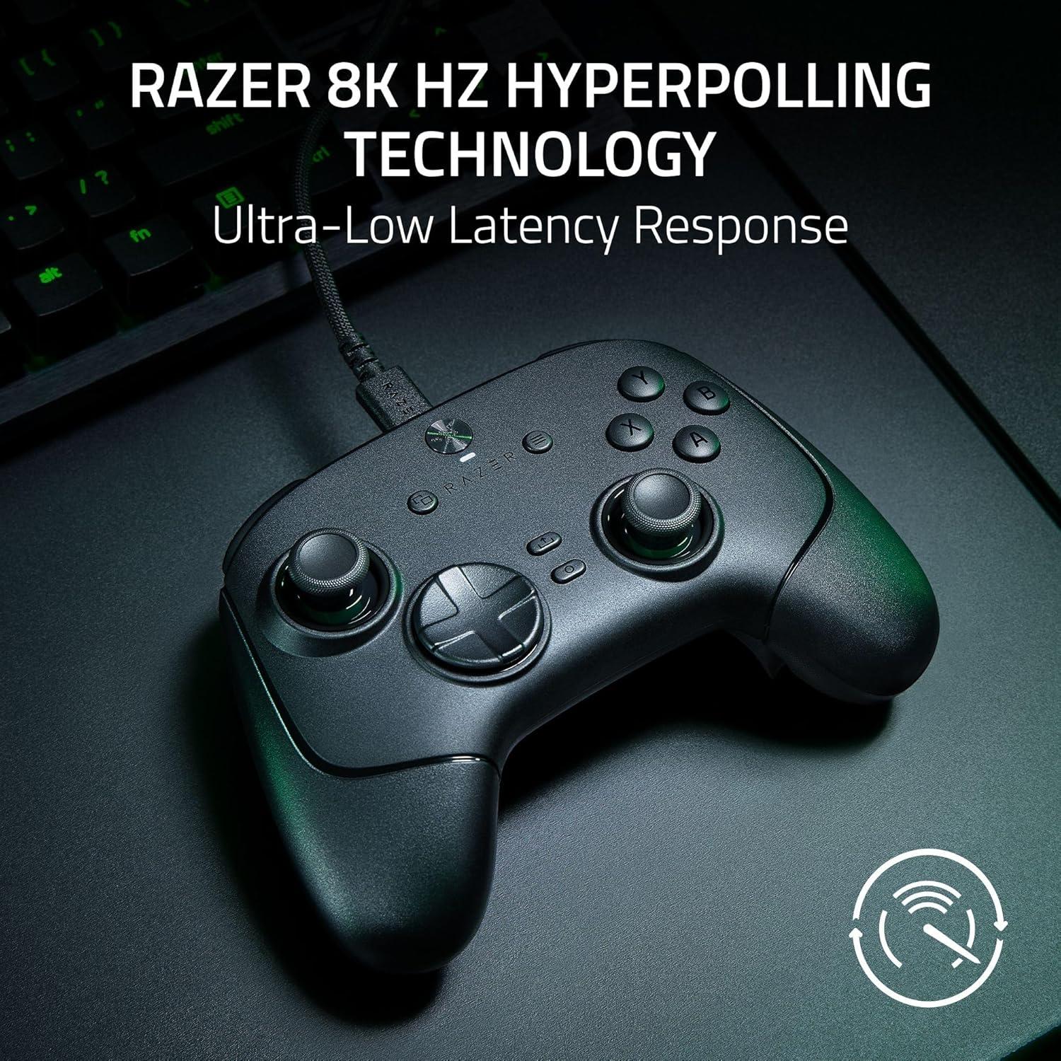 Controlador Razer Wolverine V3 8K para PC - Cableado, Ergonómico