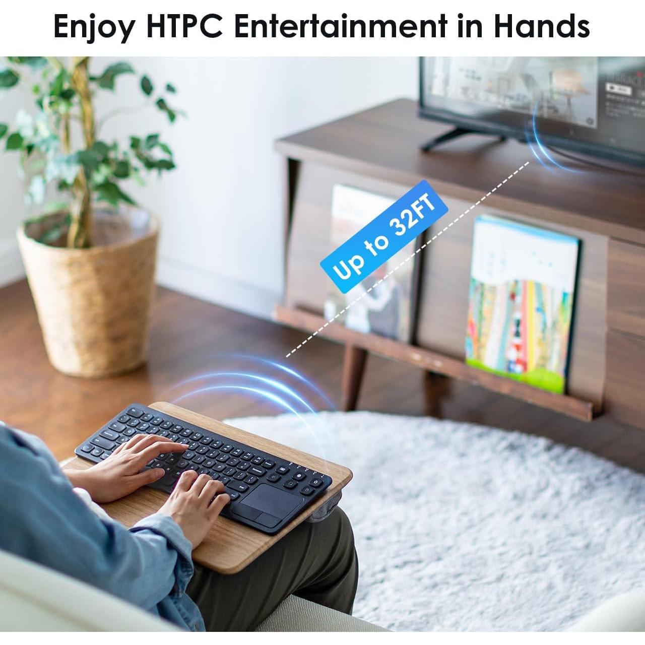 Teclado Bluetooth Multi Dispositivo SANWA con Touchpad y Ratón Ergonómico Vertical