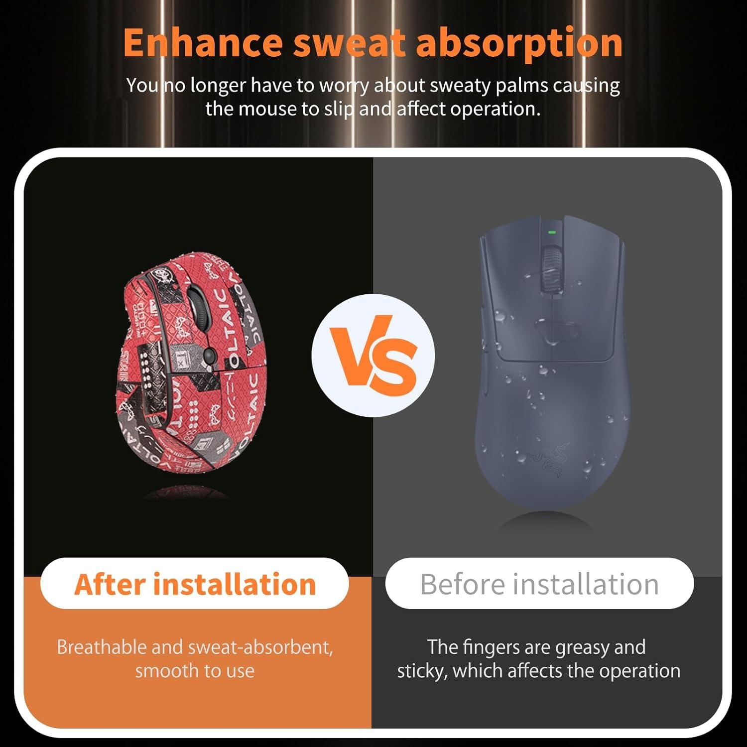 Cinta de agarre para mouse Logitech Lift - Kit autoadhesivo