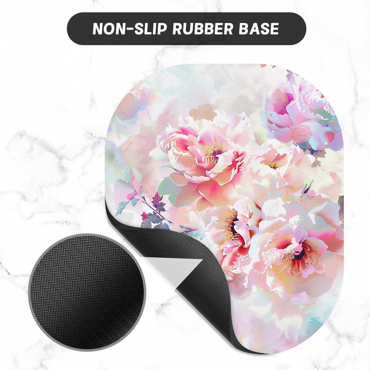 Alfombrilla de Ratón Pequeña Atufsuat Floral 15 x 18.5 cm