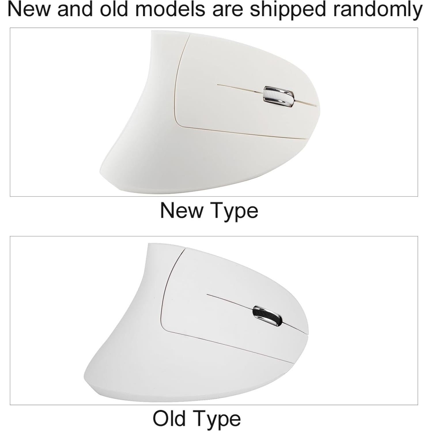 Ratón Vertical Ergonómico Goshyda 2.4GHz 800/1200/1600 DPI Blanco