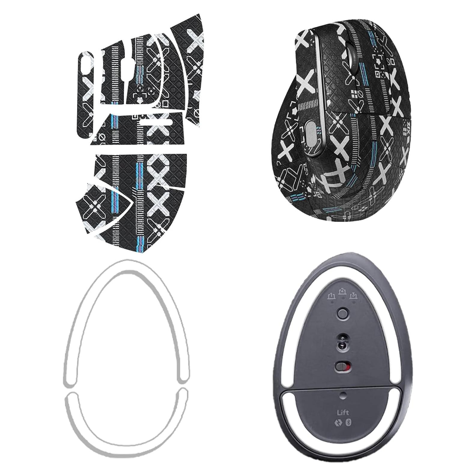 Cinta de agarre y patines para mouse Logitech MX Vertical