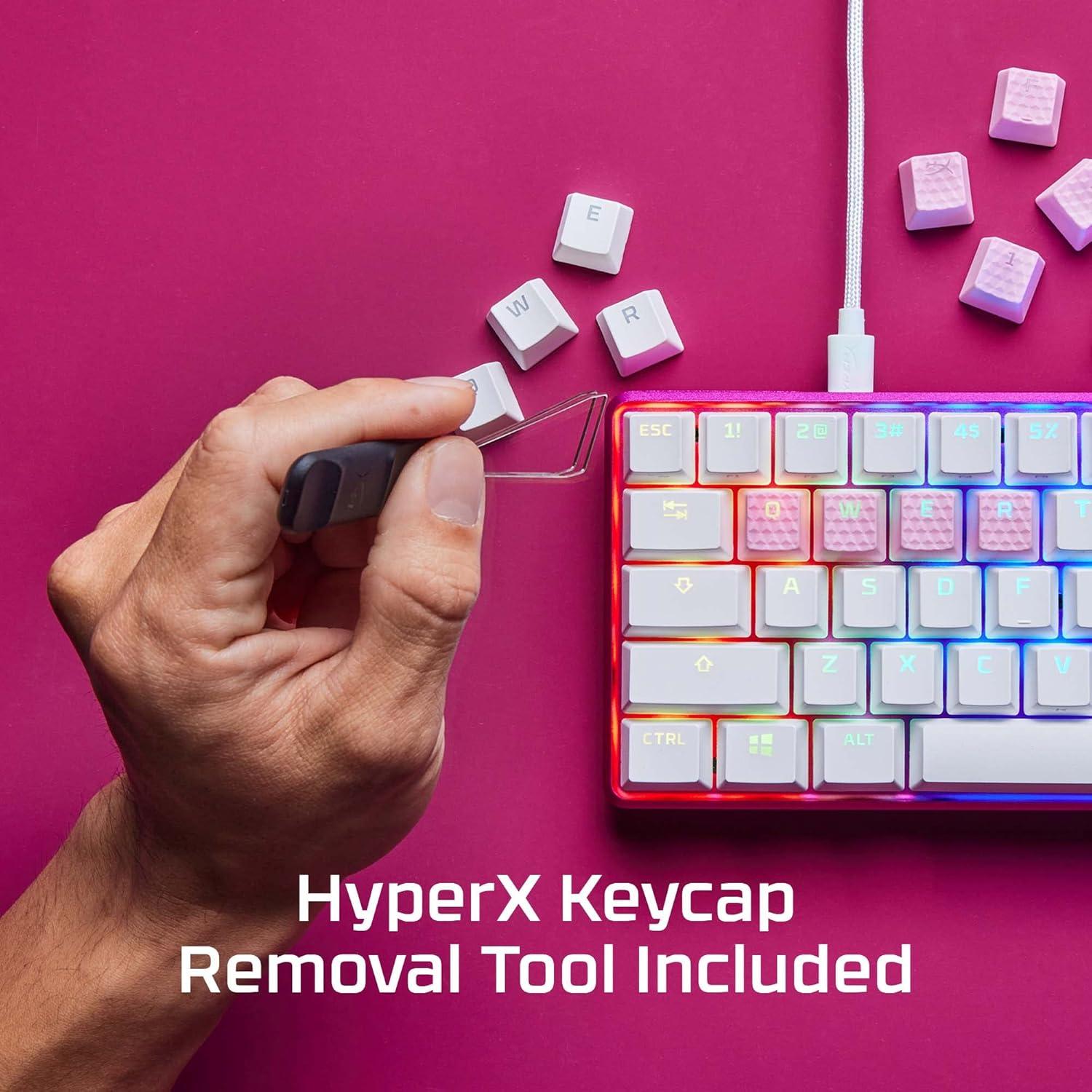 Tapas de Teclado de Goma HyperX - Kit de 19 Teclas Rojo