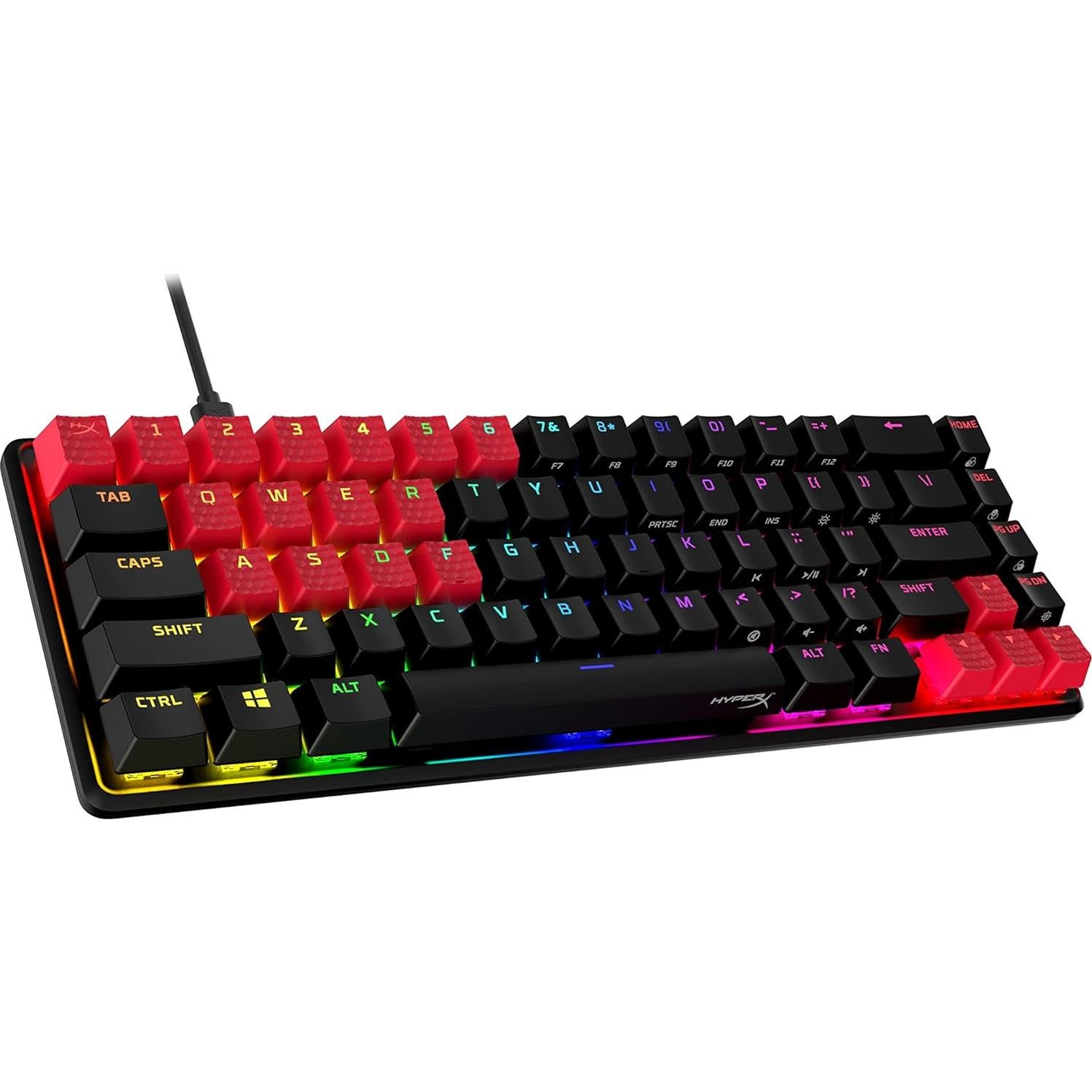 Tapas de Teclado de Goma HyperX - Kit de 19 Teclas Rojo