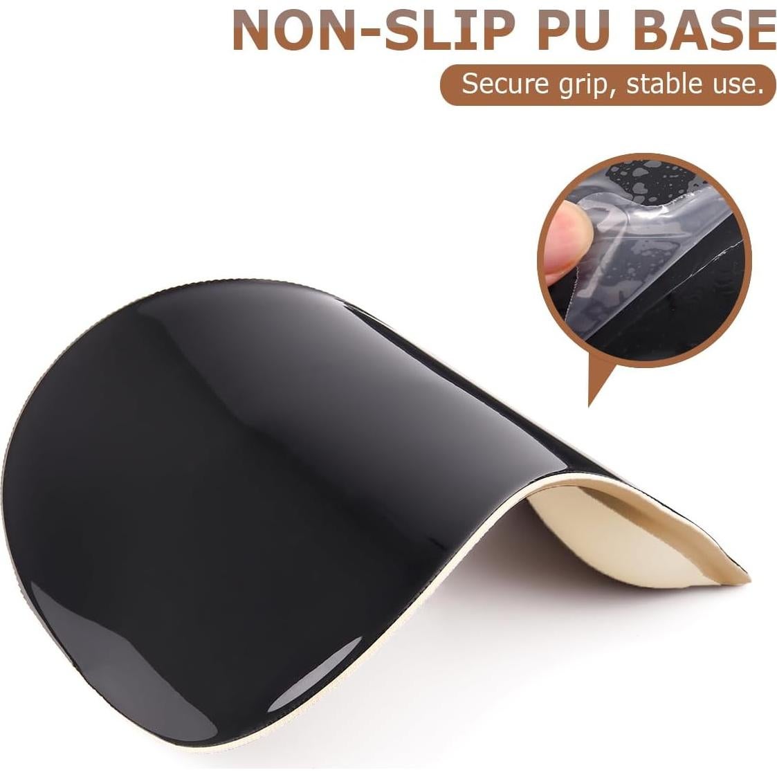 Almohadilla de Muñeca de Gel ABRONDA Albaricoque 26x19 cm