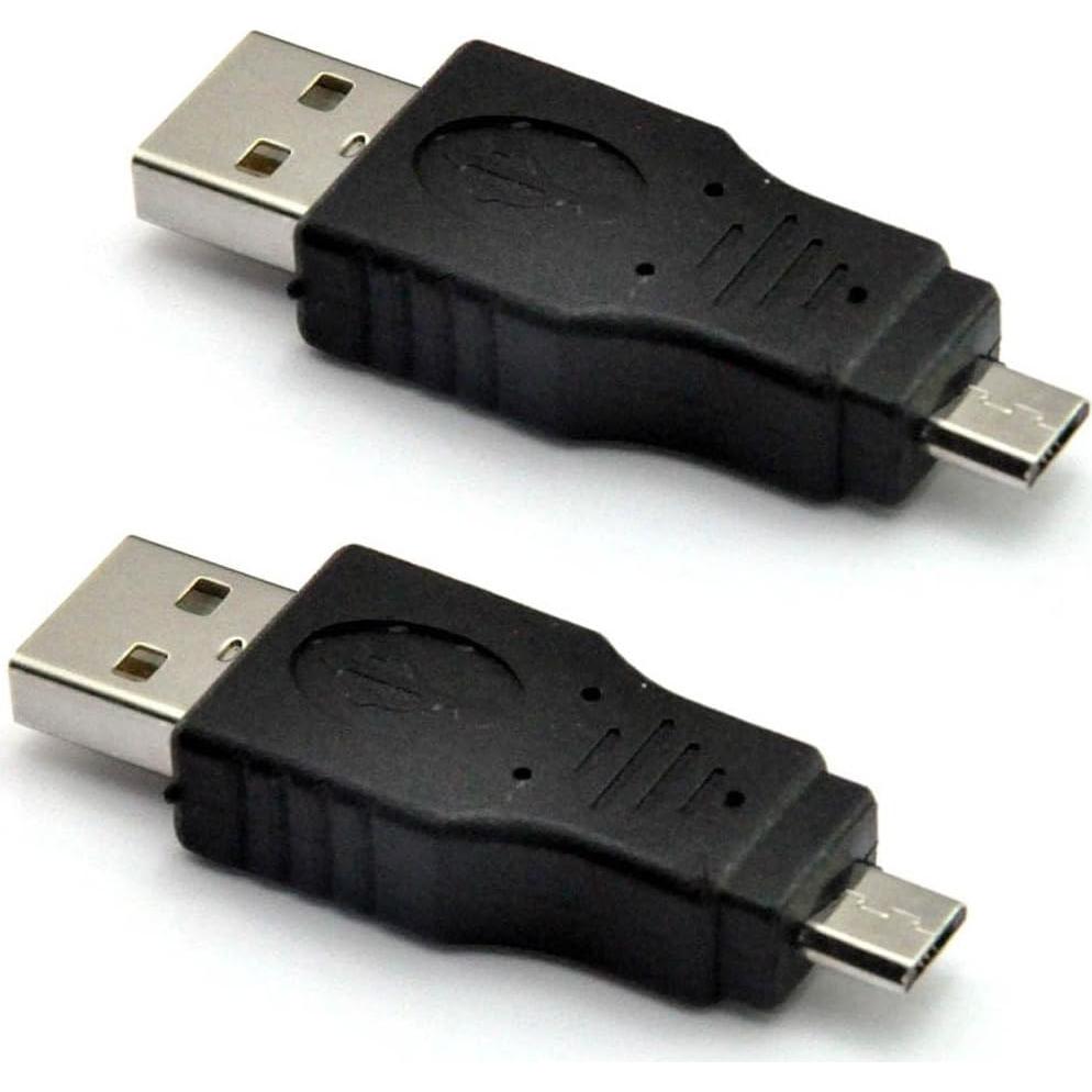 Adaptador USB 2.0 UCEC A Macho a Micro Macho - 2 Paquete