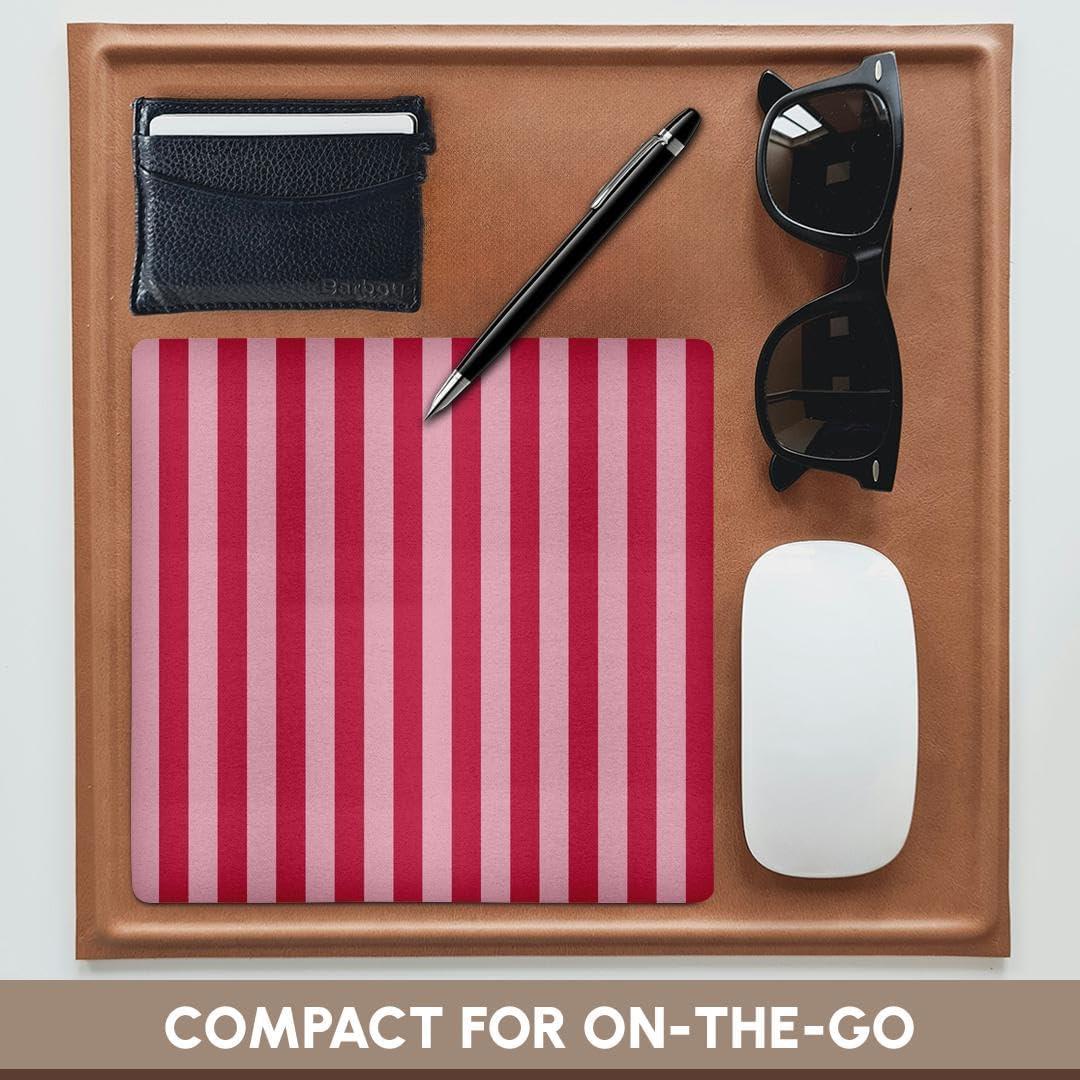 Alfombrilla para Ratón 3dRose Patrón Rayas Verticales 20x20 cm