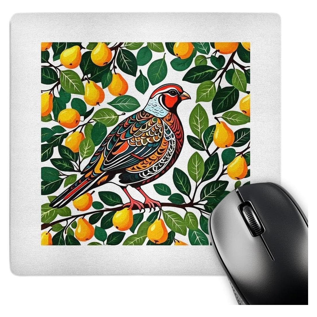 Alfombrilla de Ratón 3dRose Rayas Verticales Verdes 20.32 cm