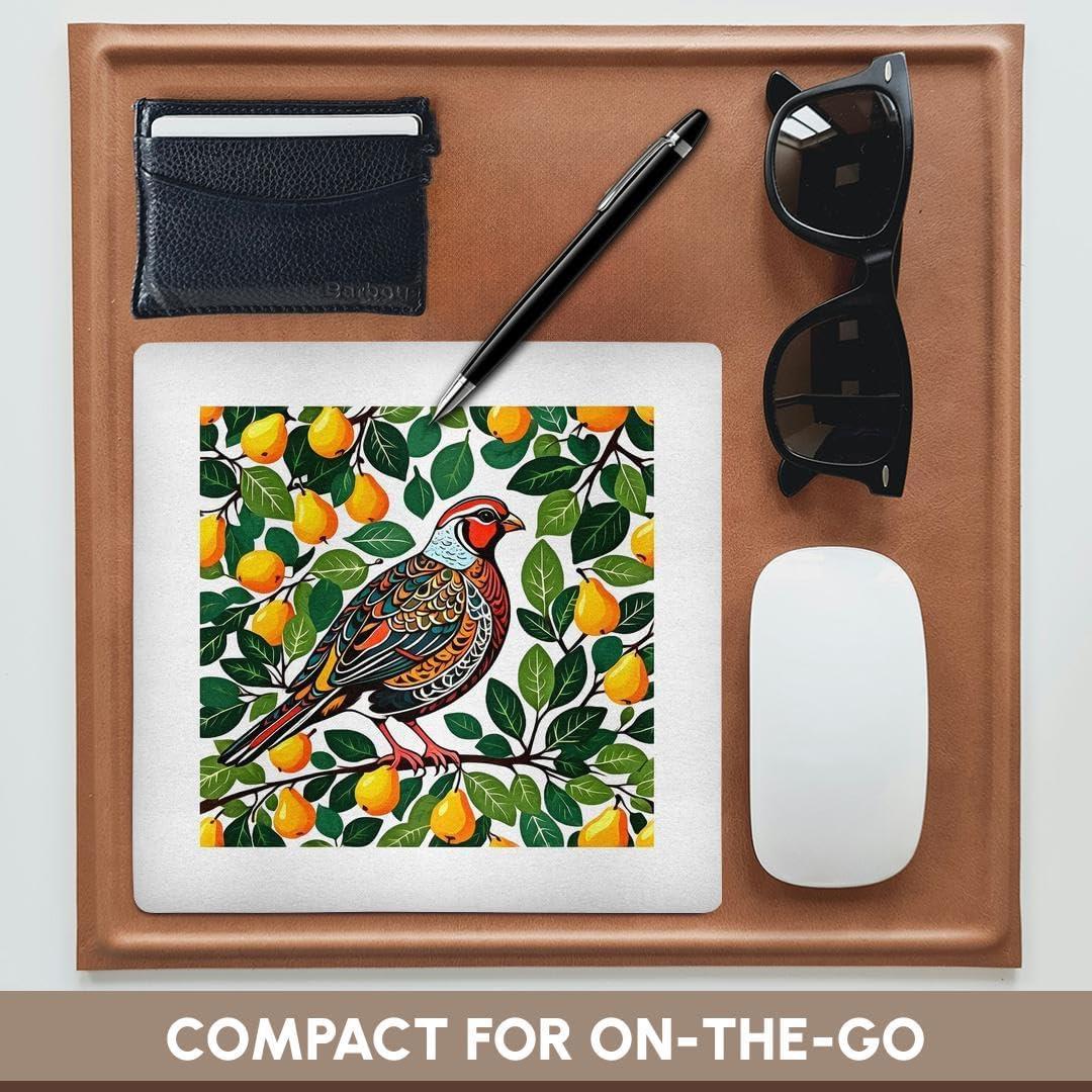 Alfombrilla de Ratón 3dRose Rayas Verticales Verdes 20.32 cm