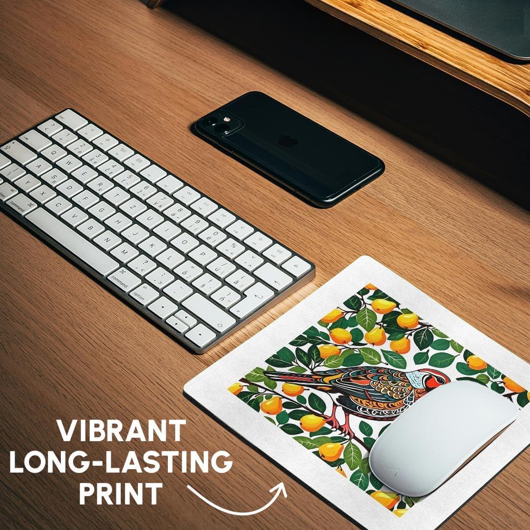 Alfombrilla de Ratón 3dRose Rayas Verticales Verdes 20.32 cm