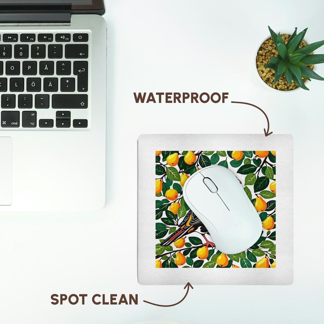 Alfombrilla de Ratón 3dRose Rayas Verticales Verdes 20.32 cm