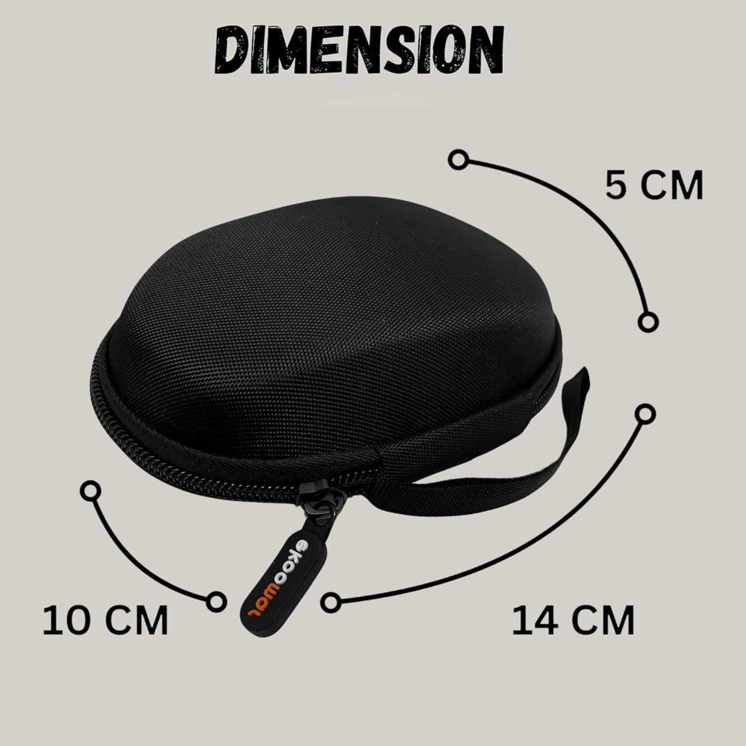 Funda de viaje dura Ekoomar para ratón MX Master 3 y 2S