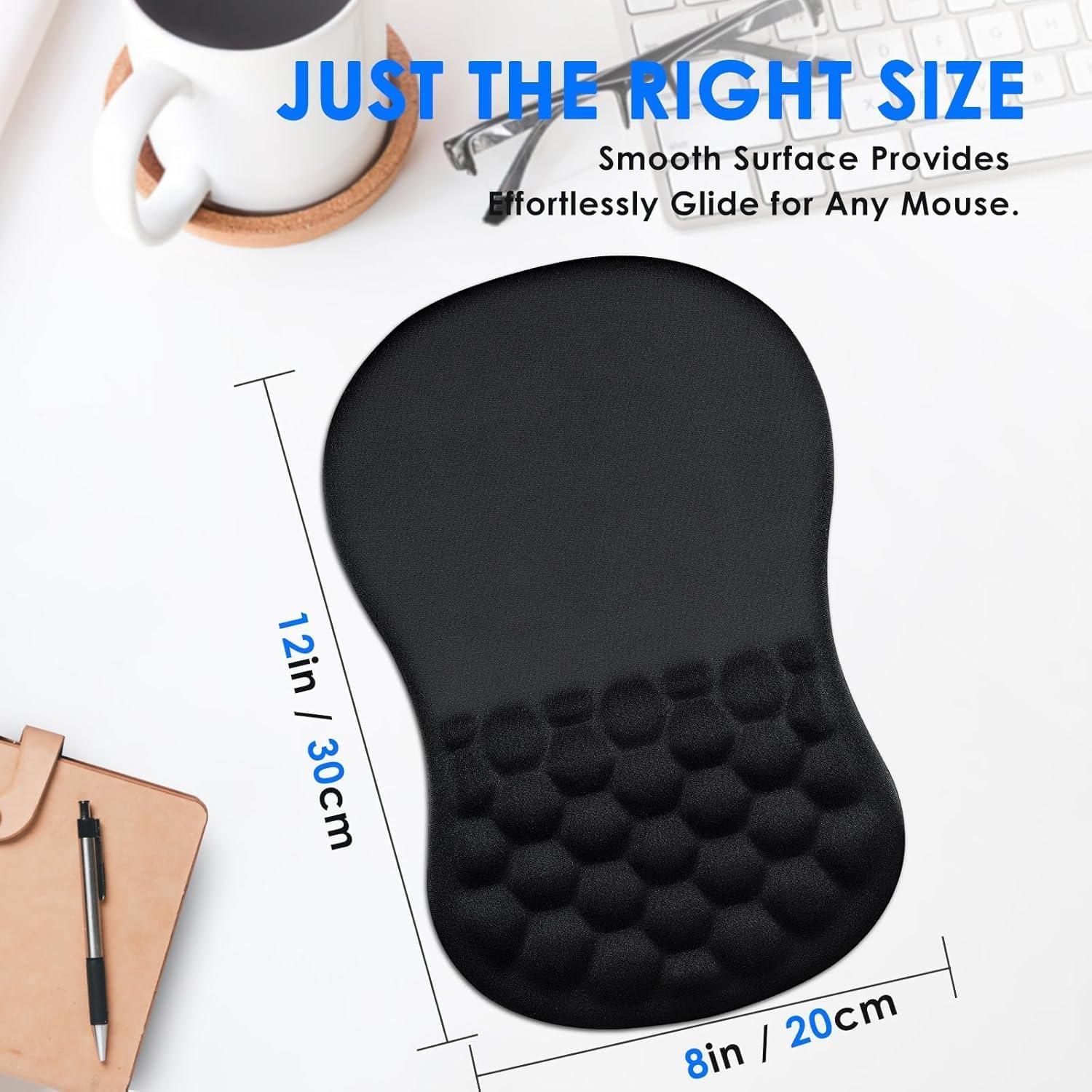 Almohadilla Ergonómica para Ratón Giambwa con Gel 30x20 cm