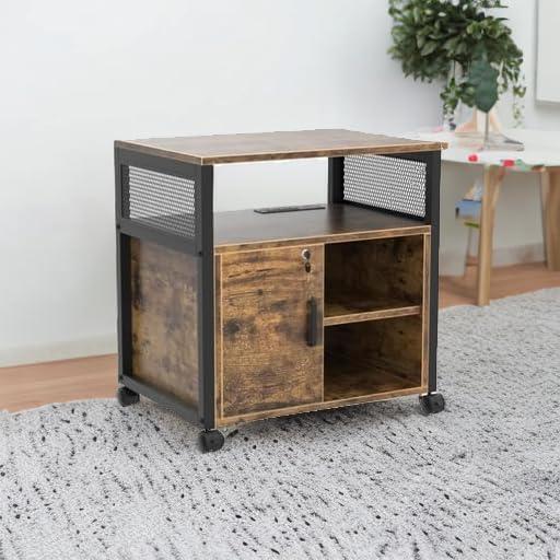 Gabinete de Archivo Unikito con Cerradura y Carga USB