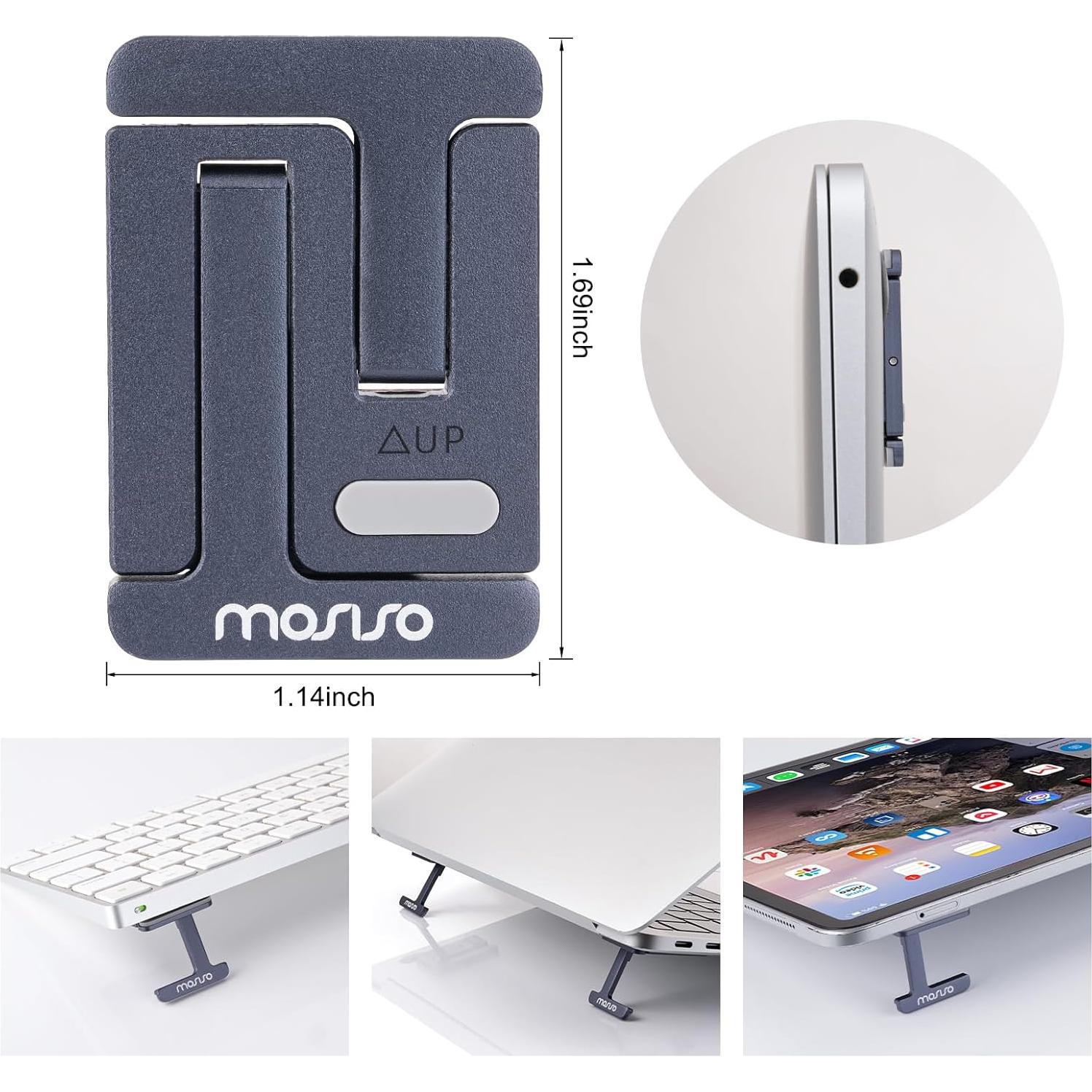 Soporte de Laptop Ergonómico MOSISO Ajustable Gris Pizarra