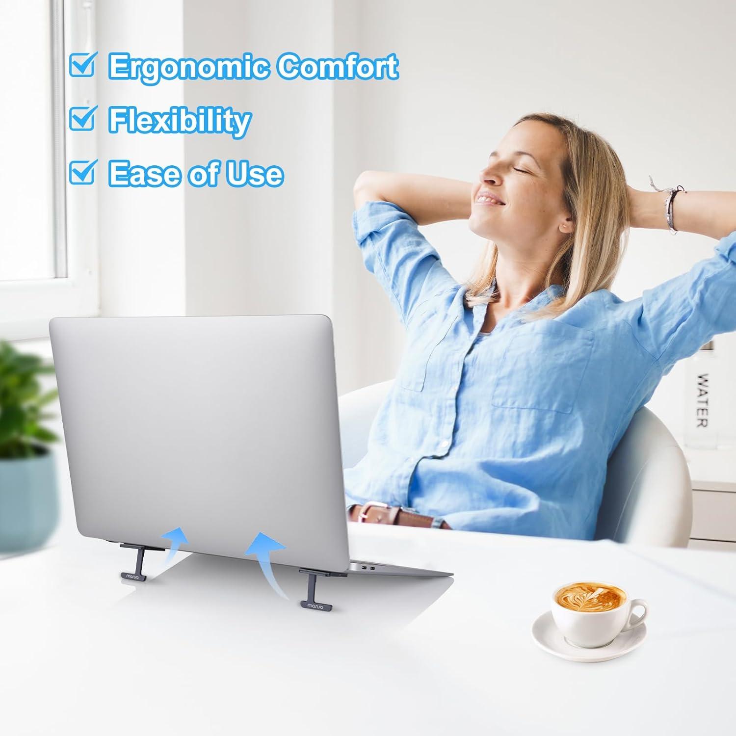 Soporte de Laptop Ergonómico MOSISO Ajustable Gris Pizarra