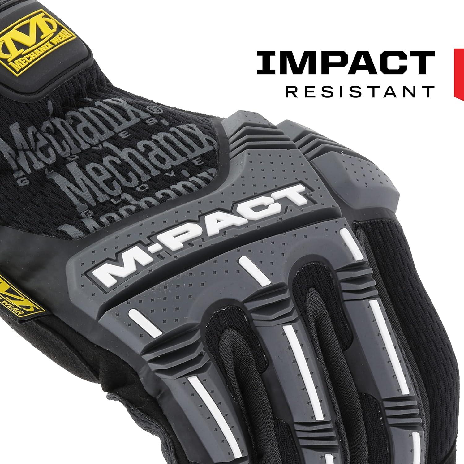 Guantes de Trabajo Mechanix Wear M-Pact Talla Grande Negro