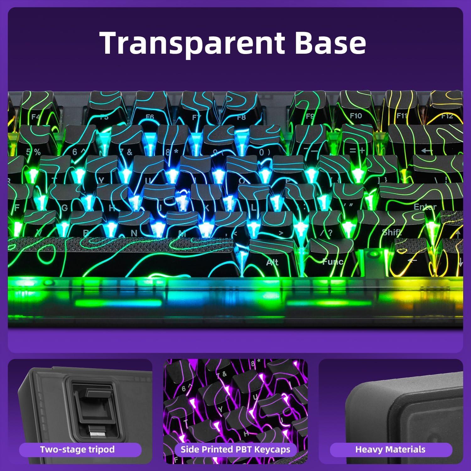 Teclado Mecánico ZORNHER ZH980 Inalámbrico 95% RGB