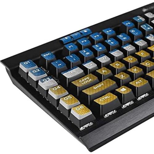 Piel Decal Skinit para Teclado Mecánico Corsair K95 RGB - NFL Los Angeles Chargers