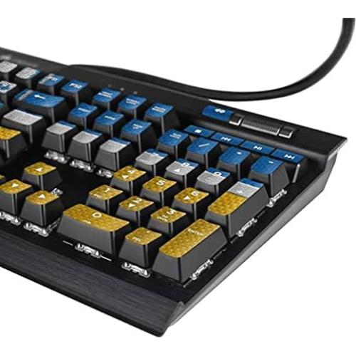 Piel Decal Skinit para Teclado Mecánico Corsair K95 RGB - NFL Los Angeles Chargers
