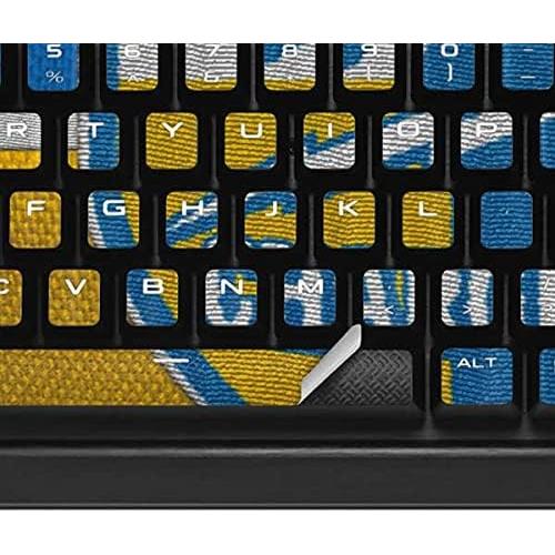 Piel Decal Skinit para Teclado Mecánico Corsair K95 RGB - NFL Los Angeles Chargers