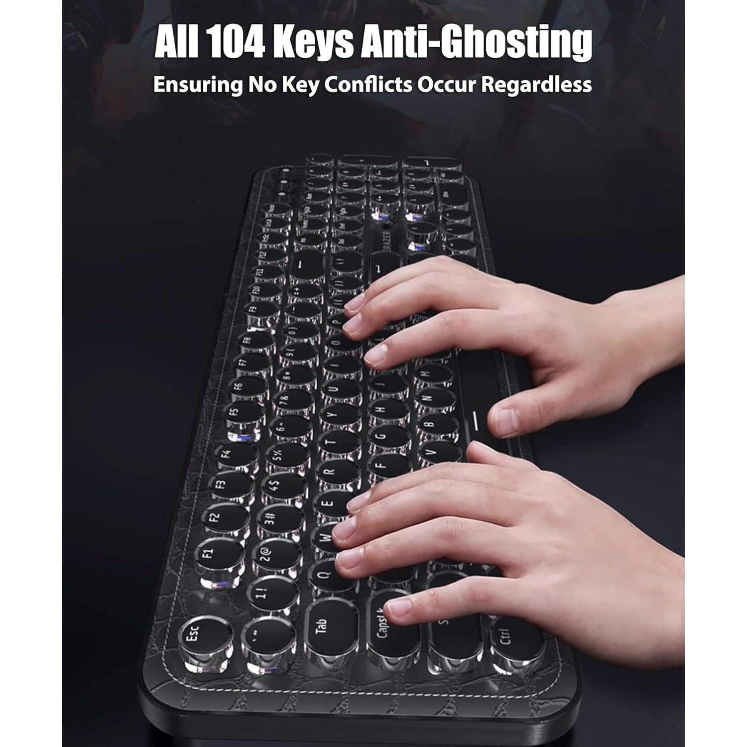 Teclado Mecánico Inalámbrico SQT G9 con Retroiluminación LED