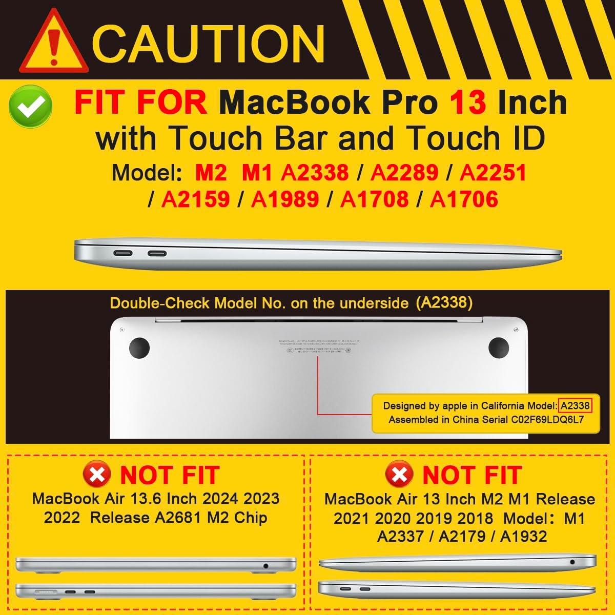 Funda Batianda para MacBook Pro 13" 2022 M2 Flor Vintage