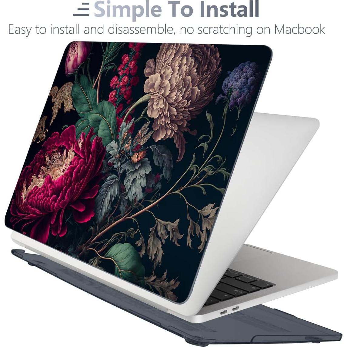 Funda Batianda para MacBook Pro 13" 2022 M2 Flor Vintage