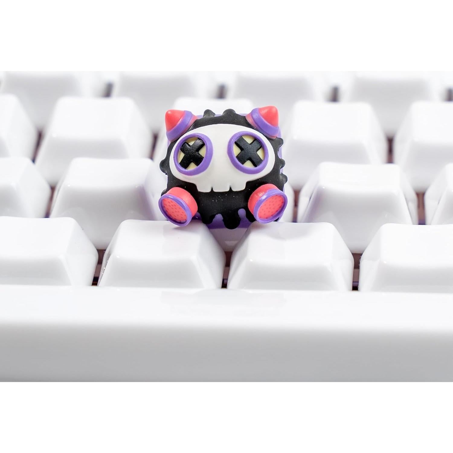 Tecla Artesanal ULTRAEQUIP Gato Rosa 1U para Teclado Mecánico