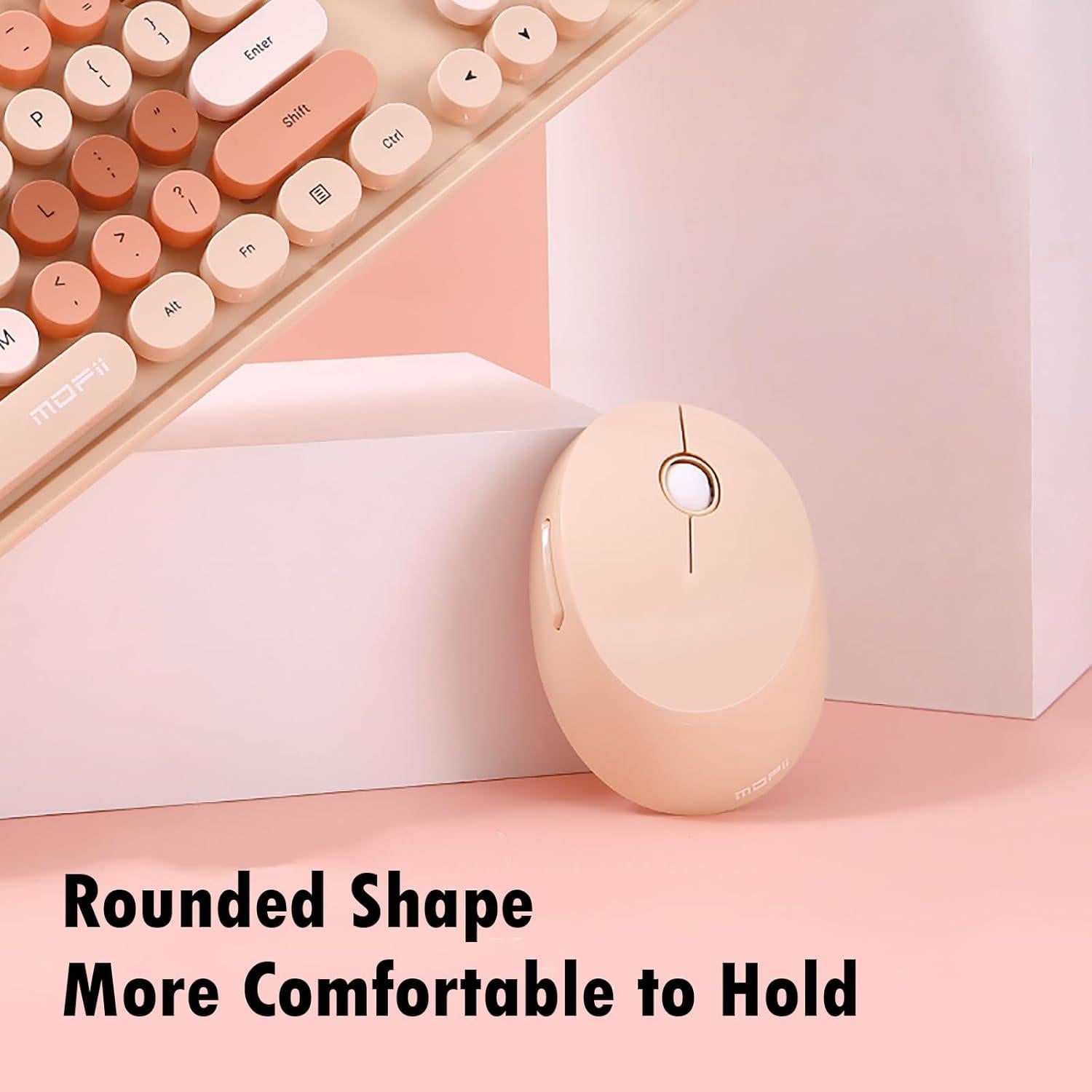 Combo Teclado y Ratón Inalámbrico Lomiluskr 2.4G Colorido